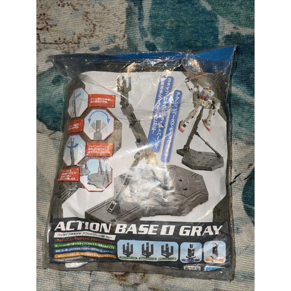 Bandai Namco Gundam Action Base 1 (1/144) Gray New BAN2001477 8 And Up Japanese